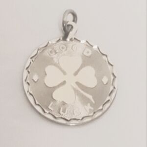 Sterling Silver Good Luck Clover Charm